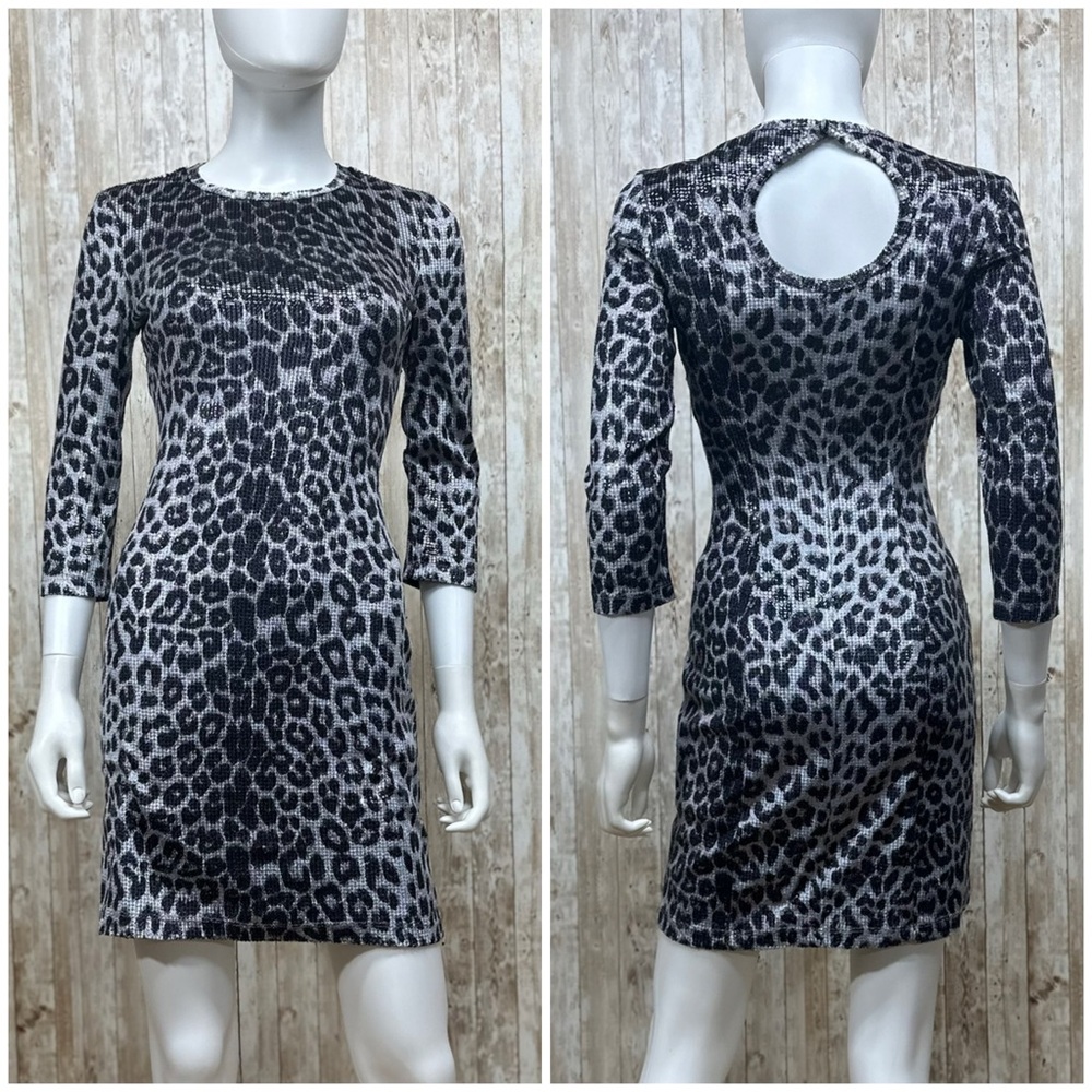 Adolfo Dominguez Costura Sequin Dress [T70]